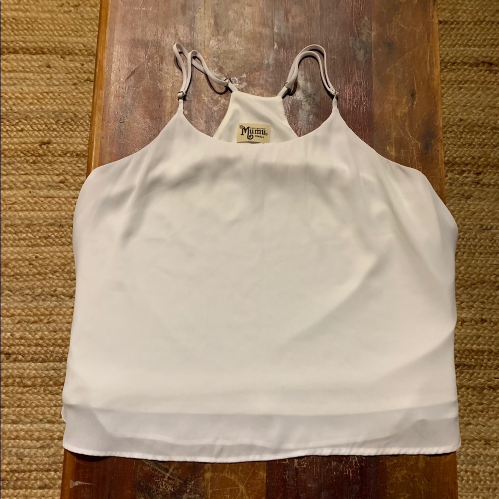 Show me your mumu camisole satin top